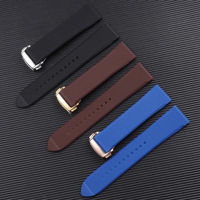 Watchband for Omega Seamaster 300 Speedmaster for 19mm 20mm 21 22mm Rubber Silicone Soft Waterproof and Sweat Proof Watch Strap