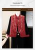 Chinese Style Gold Velvet Plus Size Set for Middle-Aged & Elderly Women - Spring & Autumn Vest for Mother-in-Law Wedding Banquet