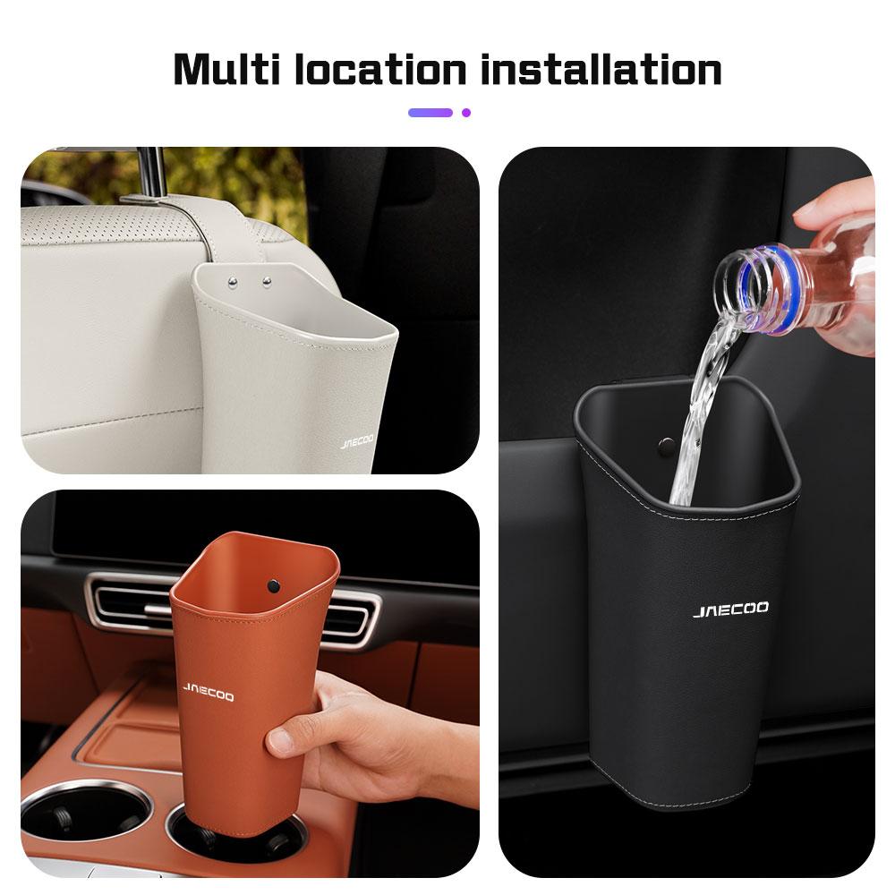 2026 For Chery Jaecoo J7 J8 2026 2026 Car Door Water Cup Holder Backrest Hanging Storage Box Waterproof Trash Can Car Accessries