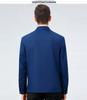 Men's Autumn/Winter 2024 Lapel Mulberry Silk Business Casual Jacket for Middle-Aged and Elderly.