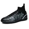 Large Size Football Shoes Broken Nails Boys and Girls Teenagers Students High Top Professional Game Training Sports Shoes