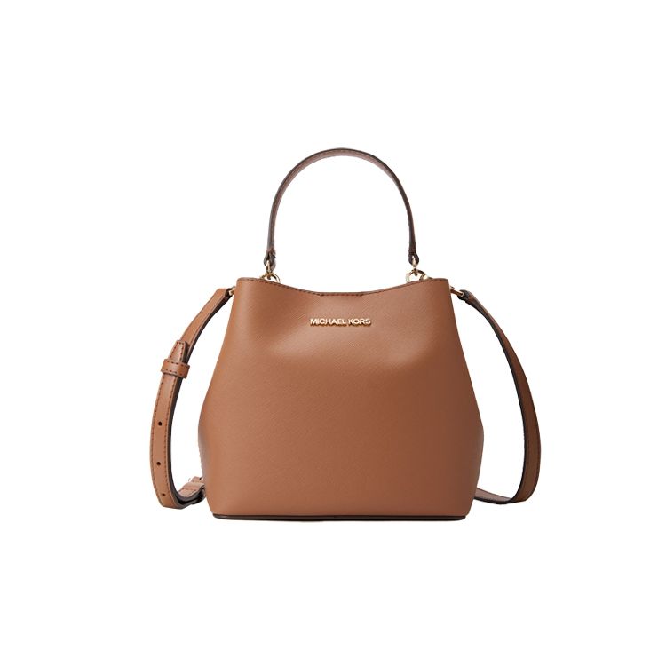 Michael Kors MK Pratt Kožená taška typu kbelík Dámské kabelky Macaron 35S4G3FM5T
