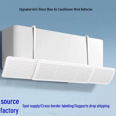Retractable Wall-Mounted Air Conditioner Deflector for Gentle Airflow: Ideal for Infants & Postpartum Women