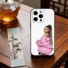Ariana Grande  Phone Case For iPhone 17,16,15,14,13,12,11 Plus,Pro Max,XS,Soft Silicone Black Cover