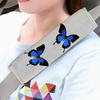 2-Piece Soft Butterfly Pattern Car Seat Belt Cover,  Car Seat Belt Shoulder Pad, Leak Proof Crossbody Bag Shoulder Pad