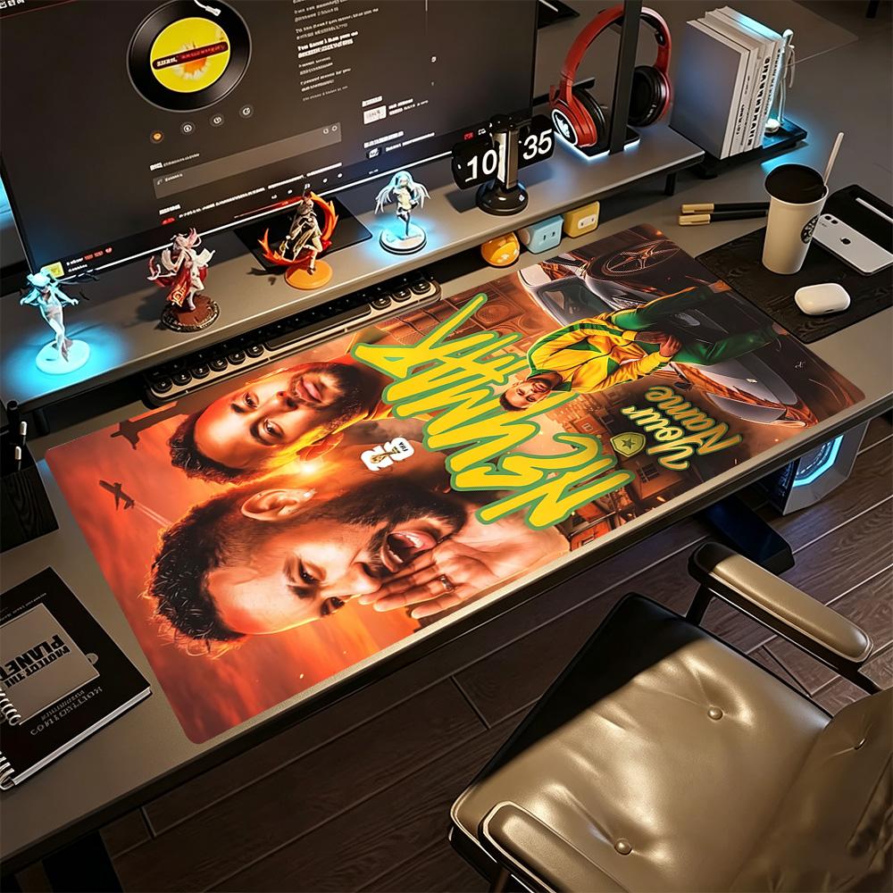 Neymar Dreams Football Legend Customize Text Mouse Pad Gaming Laptop Mouse Pad Study Desk Mat Non-Slip Rubber Bottom