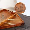 Japon Ahşap Tepsi Çay Tepsisi Taşınabilir Dekoratif Çeşitli Eşya Saklama Çay Seti Mutfak Saklama Restoran Servis Tepsisi