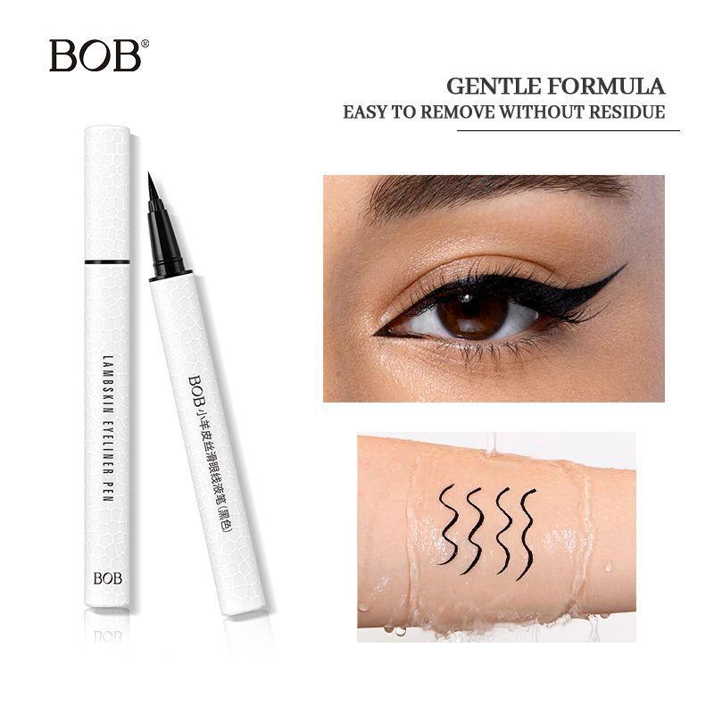 Special BOB Lambskin Silky Smooth Eyeliner Waterproof, Non-smudging and Non-makeup-off, Very Fine and Quick-drying Eyeliner Pen.