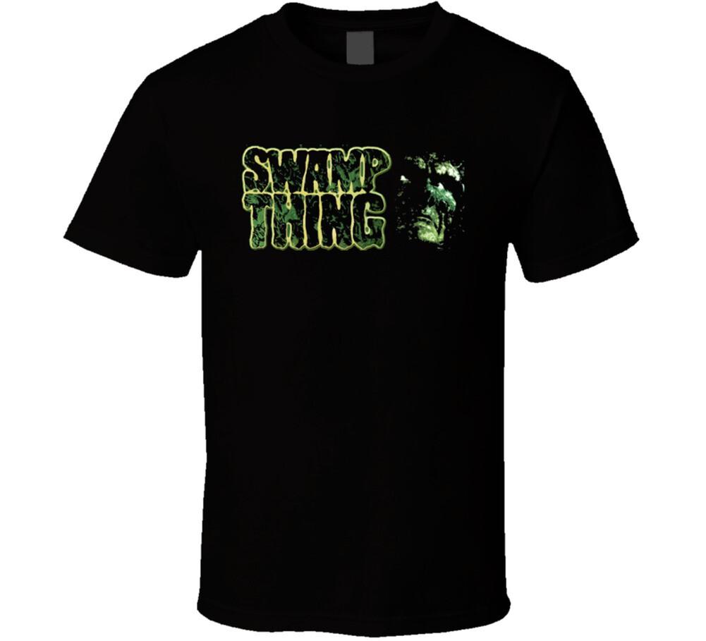 Swamp Thing Movie 80S Black T Shirt