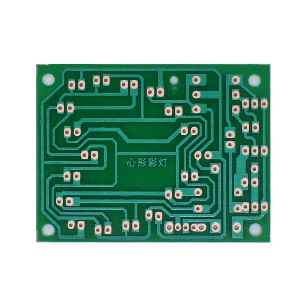LIZAO DIY Heart LED Flowing Light Kit Electronic Soldering Practice Set for Student Maker Fun Learning Training Project