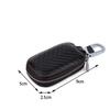 Leather Car Key Case Cover Zipper Bag Protector For Volkswagen VW ID.4 ID4 ID.5 ID5 1st Cupra Born Golf