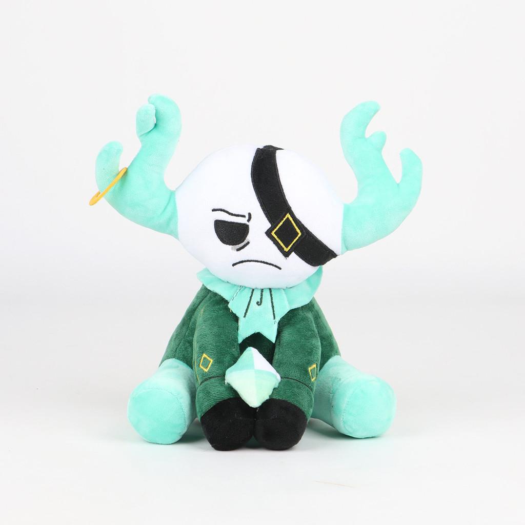 Horned Double Phighting Bull Game Character Plush Toy Doll For Game Enthusiasts