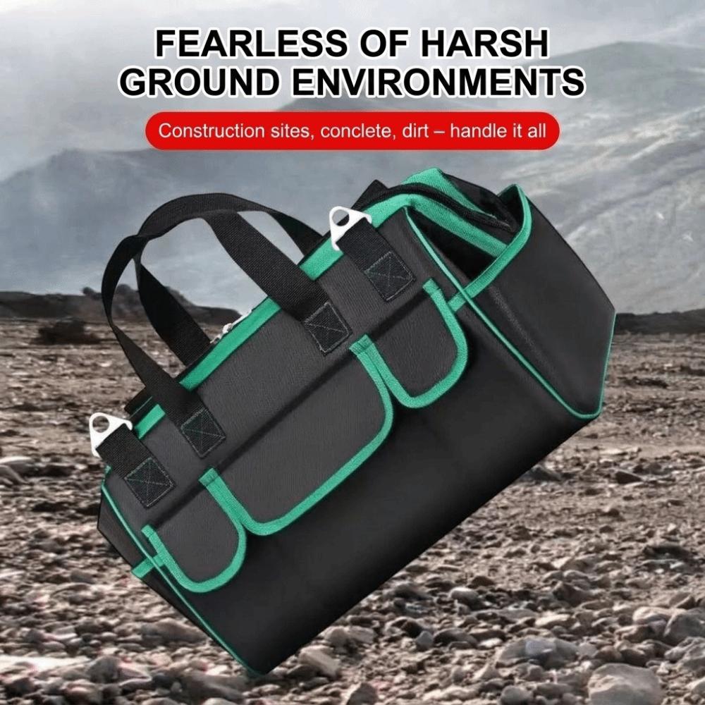 Heavy Duty Toolbox Organizer Multi-Pocket Electrician Tool Bag Tool Storage Outdoor Work