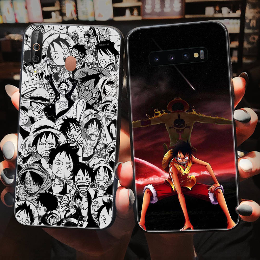 W-31 One Piece Luffy Soft Case for Samsung A04s A05s A10s A11 A12 A14 A15 A22 A23 A32 A50S M31 M51 M52 M53 A25 A30S A51 A52 A55 A70 A71 A72 S10 S9