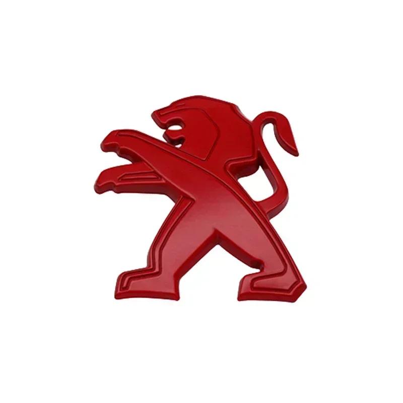 Bilklistremerke 2025 Varmt For Peugeot 308 307 207 407 408 206 406 507 508 2008 5008 3008 107 7.1x8.1cm Metalllegering Bil Bakluke Emblem