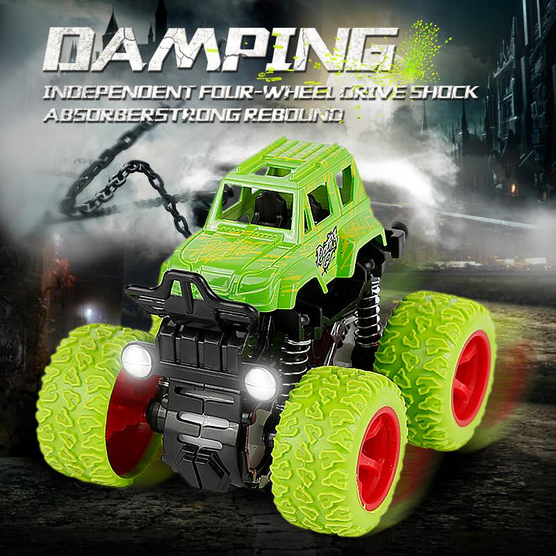 Inertia Four-Wheel-Drive off-Road Vehicle Children Simulation Model Car Anti-Shatterproof  Baby Toy