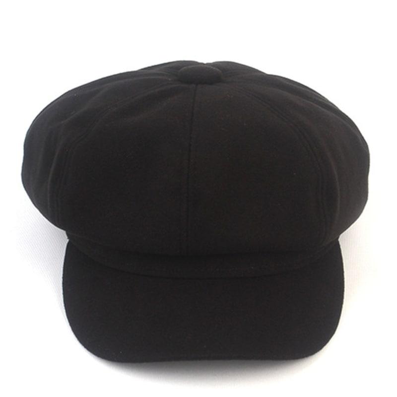 Universal Chemistry Vintage Wool Black Newsboy Cap