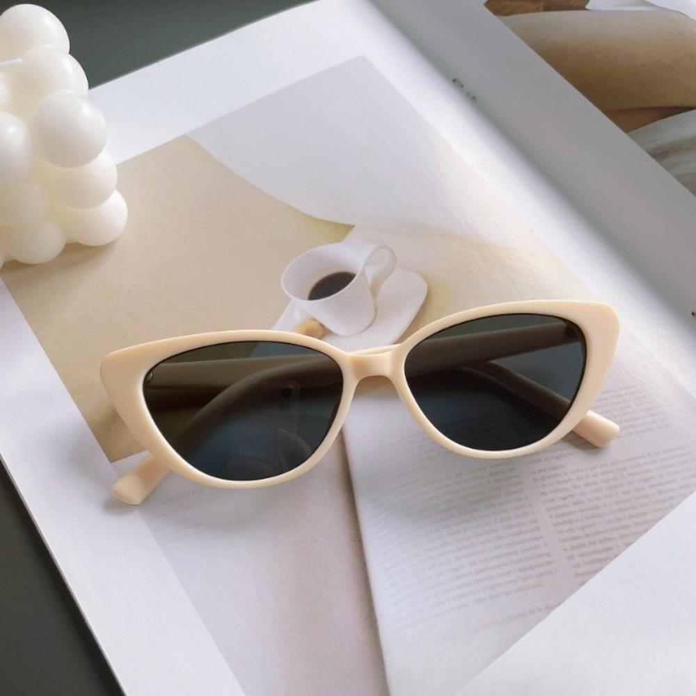 3 Stück Hip-Hop Kleine Katzenaugen-Sonnenbrillen Damen Brillen Brillen mit Retro-Stil Gläsern