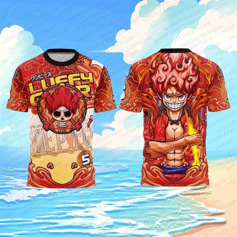 2026 One Piece Luffy Football Jersey T-shirt Kids Football Special Jersey Men s/Women s Breathable Sweatshirt S