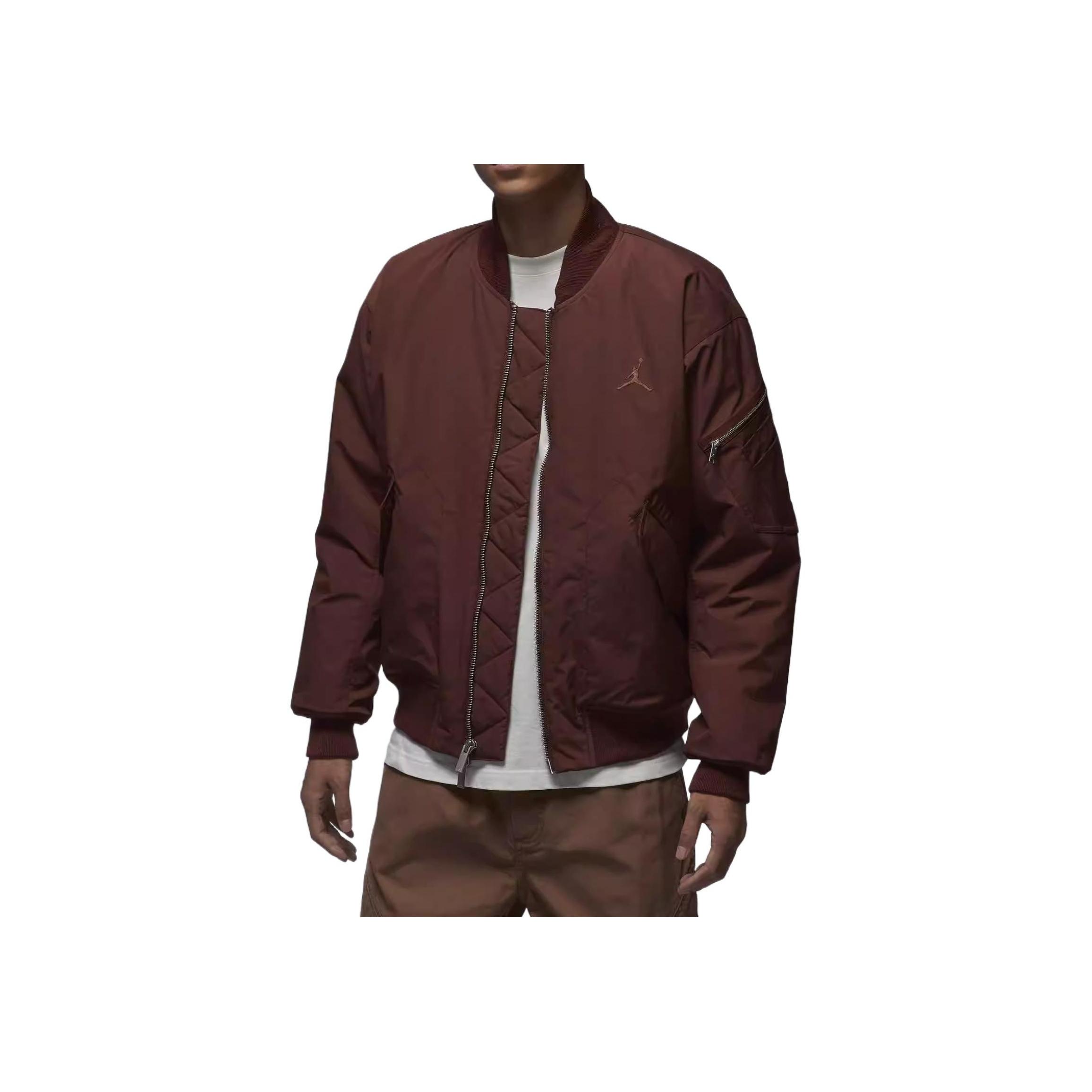 

Jordan Renegade Essentials SS25 Comfortable Casual Warm Loose Cotton Jacket Men Jacket Brown HF9326-231 2XL