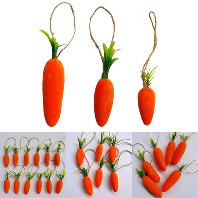 Easter Carrot Hangings Decors Colorful Artificial Carrots for Festival Easter Party Home DIY Crafts Decorations