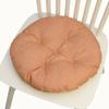 OEING Round Linen Chair Pad