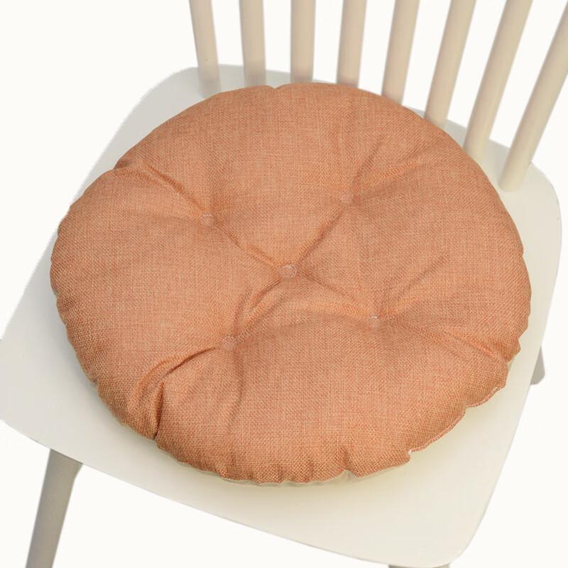 OEING Round Linen Chair Pad