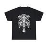 Skeleton Ribs Bones Graphic Tee Shirt, S-5XL