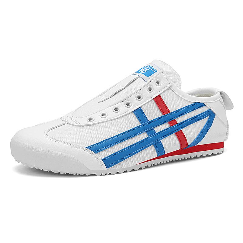 

Летние ленивые мужские туфли без шнурков на одной педали, маленькие белые туфли, дышащие парусиновые повседневные туфли на плоской подошве 44