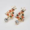 1 Paar Elegante Damen Weihnachtsbaum Stern Ohrringe Schmuck