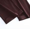 2026 Spring Women's High-Waisted Wide-Leg Pants - Titanium Gold Cotton, Slimming and Versatile 