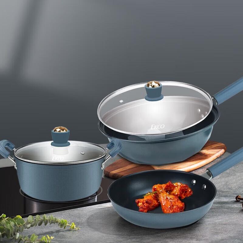 Corning VISIONS Veridian Blue 3-Piece Cookware Set