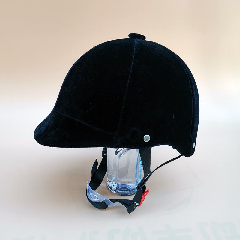 

Unisex Equestrian Riding Helmet: Lightweight Velvet, All-Season Outdoor Protection, Autumn/Winter Half Cap. One Size