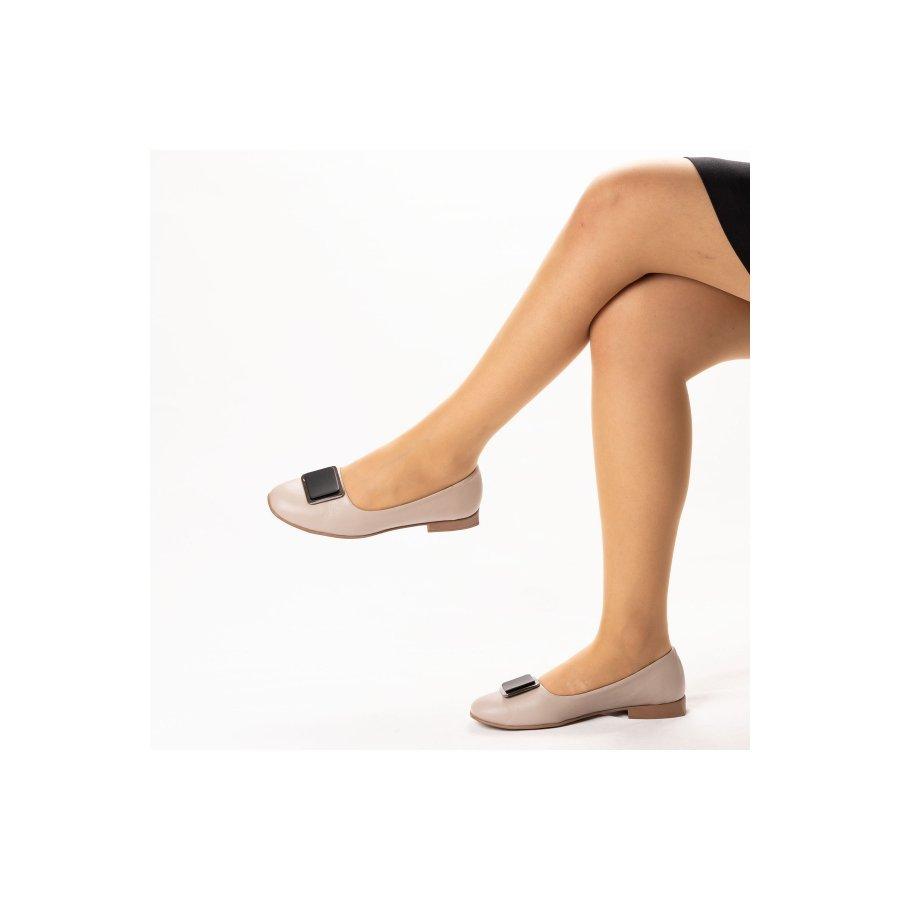 Damskie mokasyny na co dzień z prawdziwej skóry na płaskiej podeszwie