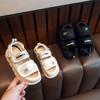 Children's sports sandals 2025 summer new children's baotou beach shoes soft sole fashion girls baby middle and older children