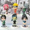 6-12 Stück/Set Anime Figur Naruto Shippuden Hinata Sasuke Itachi Kakashi Gaara Actionfigur Q Version PVC Figuren Spielzeug Geschenk