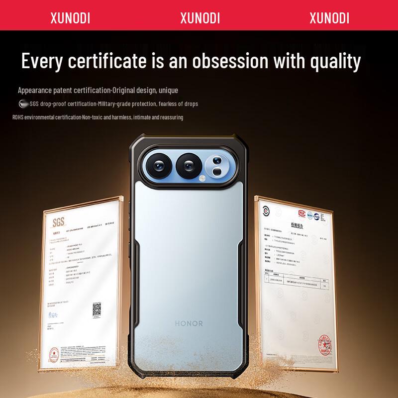 Xundd 360° Rotating Magnetic Stand Anti-Drop Phone Case for Honor