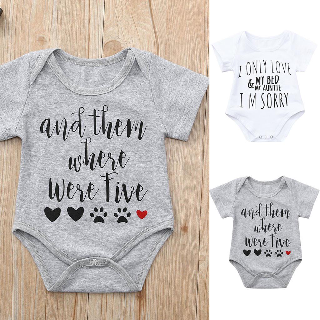 Newborn Baby Girls Boys Clothes Mamas Boy Daddys Princess Romper Bodysuit Tops Camo Pants Headband Outfits Set 3Pcs