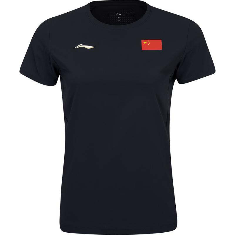 Li-Ning Women s National Team Table Tennis Short-Sleeve Top (Sun Yingsha Edition) M