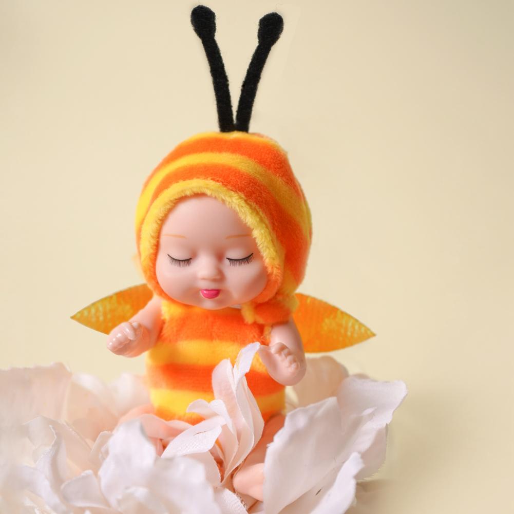 Kawaii Păpuși Reborn de Simulare de 3,5 inch Jucărie Mini Drăguță Păpușă Serie Bebeluș Adormit Jucărie Animal de Desene Animate Pentru Copii Cadou de Ziua de Naștere