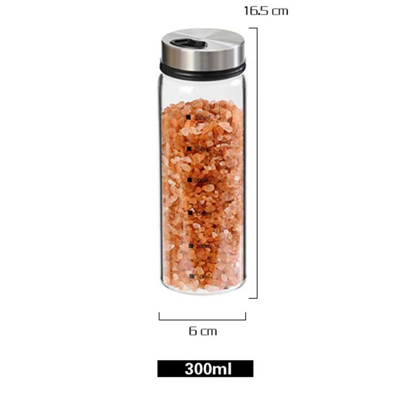 Glass Seasoning Shaker Bottle for Sesame, Sugar, Salt, and BBQ Spice