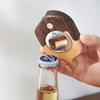 Magnetic Walnut Bottle Opener , Ice Cream Model,Suitable for Home Decoration and Bar