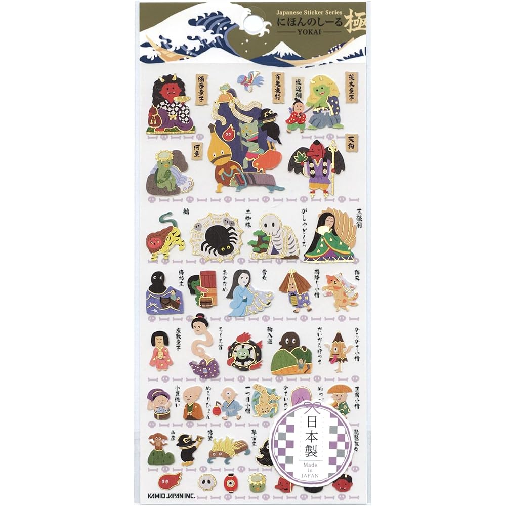 Kamio Japan Shiru Gokai Yokai Sticker 225354