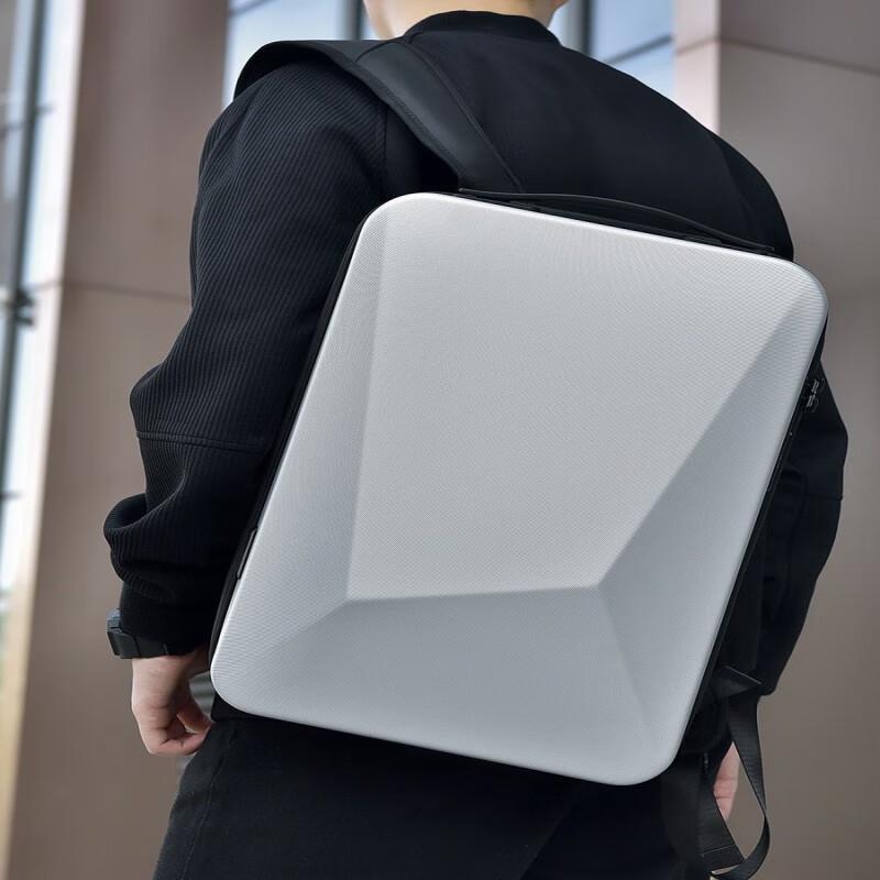 Men's Hard Shell Expandable Laptop Backpack