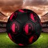 SK Slavia Praha Soccer Ball, Colorful, Suitable for All Ages, Machine-stitched, PVC Material, Competition Grade, Durable and High Bounce