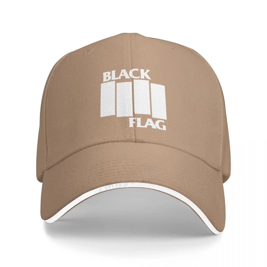 BLACK FLAG Czysty Punk Rockowy Zespół Czapka z Daszkiem Letnia Męska Hip Hopowa Czapka 100% Bawełna Unisex Regulowana Czapka Black Flag