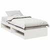 VidaXL Daybed Without Mattress White 100x200 Cm Solid Pine Wood, Sofa Bed, Rest Sofa Bed, Sleepover Bed, 859239