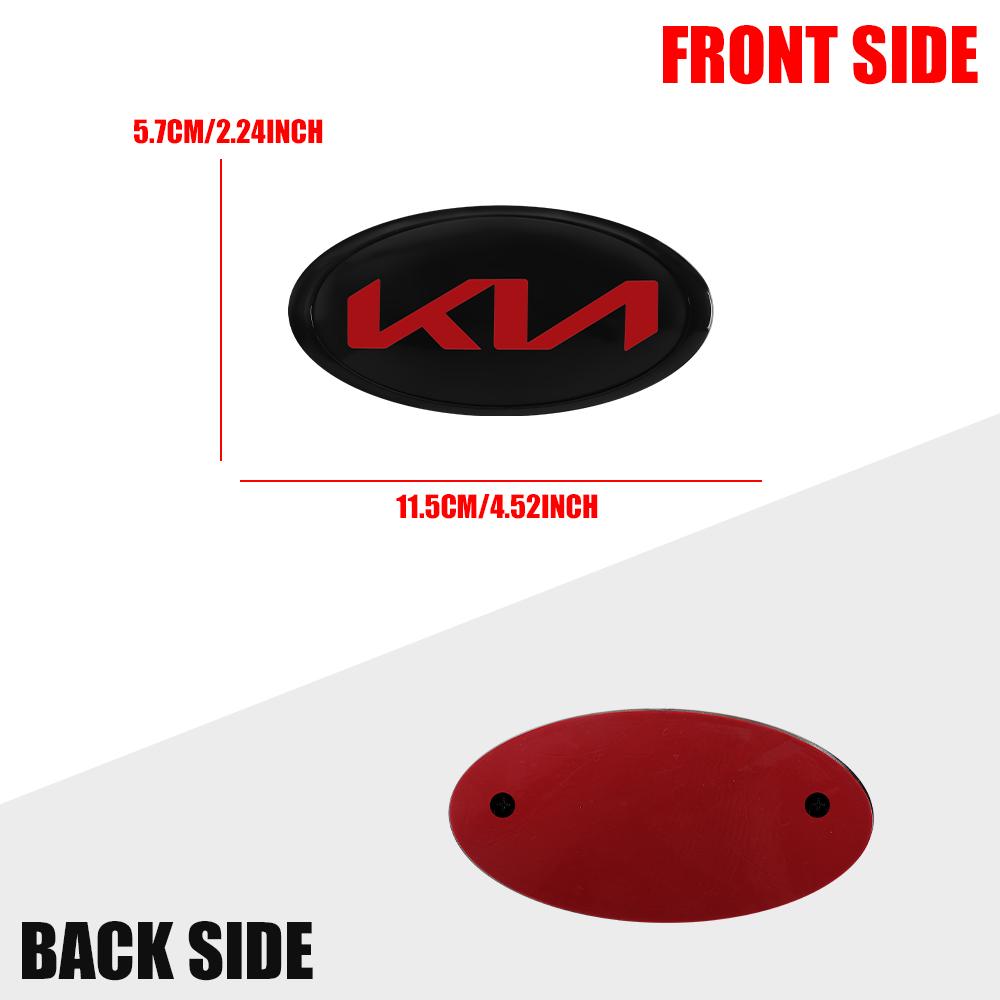 1pcs 3D Car Emblem Center Badge Sticker Decal Styling Accessories For KIA Rio Ceed Sportage Cerato Soul Sorento K2 K5 Picanto