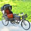 Historical Accuracy Metal Jinrikisha Collectible Toy Vintage Rickshaw Tricycle Model Desk Decoration Movie Ornament