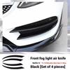 Kohlefaser Nebelscheinwerferabdeckung Frontstoßstangen-Spoiler für Mercedes Benz C-Klasse W205 C180 C200 C250 C260 C300 2015-2018 Zubehör